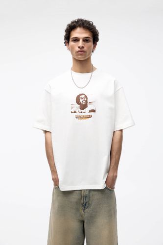 T-Shirt Bob Marley Photos - Pull&Bear - Modalova