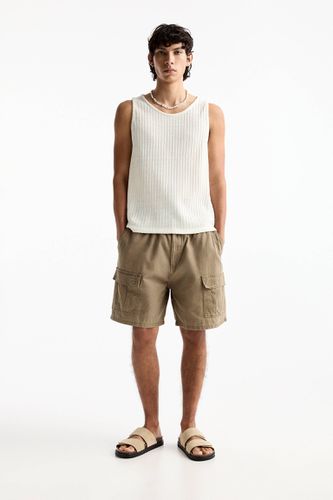 Short Cargo Texturé - Pull&Bear - Modalova