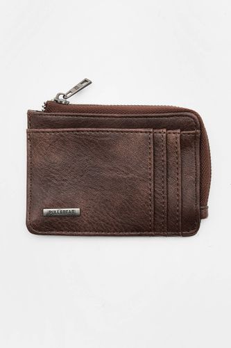 Portefeuille Similicuir Marron - Pull&Bear - Modalova