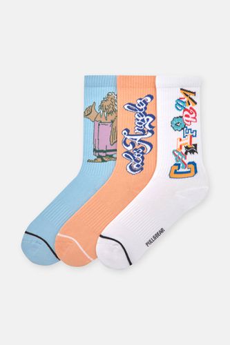 Lot 3 Paires De Chaussettes California - Pull&Bear - Modalova