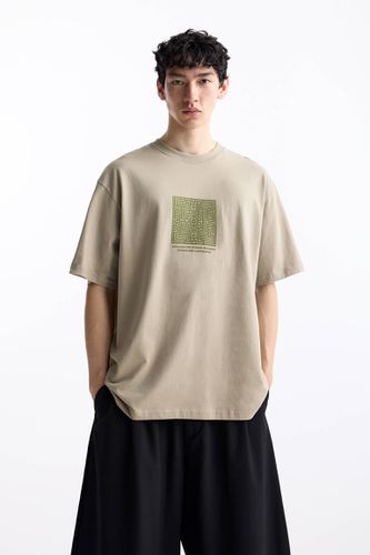 T-Shirt Imprimé Labyrinthe - Pull&Bear - Modalova