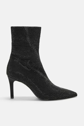 Bottines À Talon Avec Brillants - Pull&Bear - Modalova