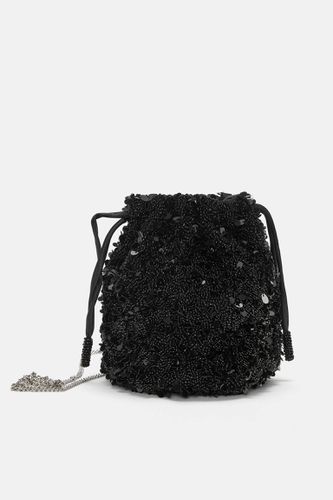 Sac Bucket Bag Avec Perles Fantaisie - Pull&Bear - Modalova