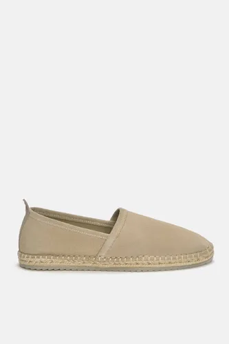 Espadrilles En Jute Et Cuir - Pull&Bear - Modalova