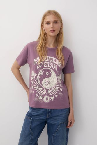 T-Shirt À Manches Courtes Ésotérique - Pull&Bear - Modalova