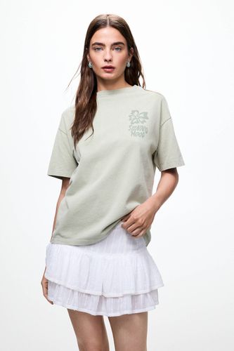 T-Shirt Manches Courtes Imprimé - Pull&Bear - Modalova