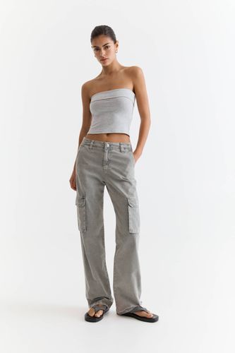 Pantalon Cargo Taille Haute - Pull&Bear - Modalova