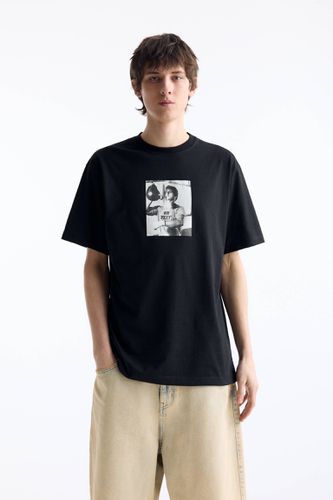 T-Shirt Noir Rocky Balboa - Pull&Bear - Modalova