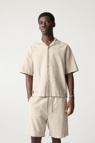 Chemise À Rayures En Lin - Pull&Bear - Modalova