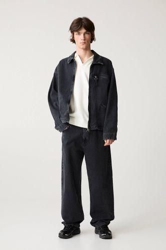 Jean Large Texturé - Pull&Bear - Modalova