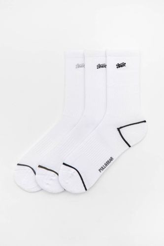 Lot De 3 Paires De Chaussettes De Sport - Pull&Bear - Modalova