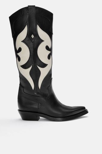 Bottes Cowboy Contrastantes - Pull&Bear - Modalova