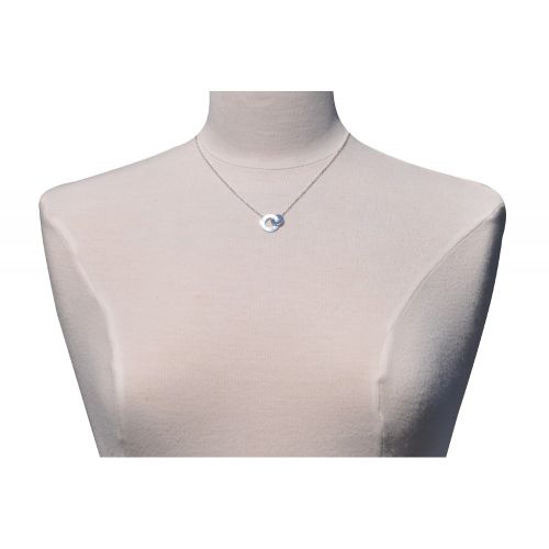 Collier Double Anneaux 925 - LES POULETTES BIJOUX - Modalova