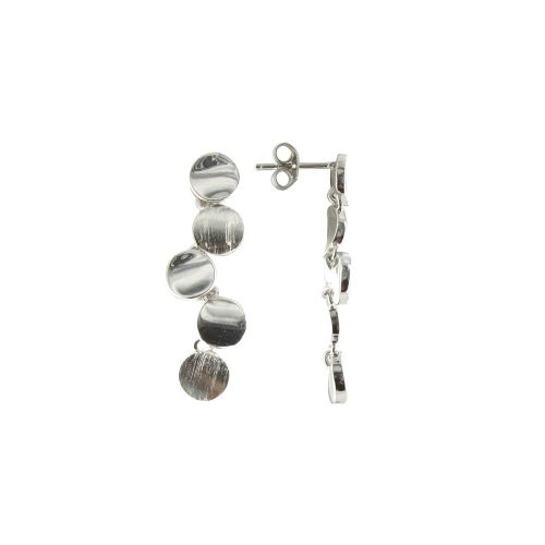 V Boucles d'Oreilles en Gouttelettes Brillantes et Bross - LES POULETTES BIJOUX - Modalova