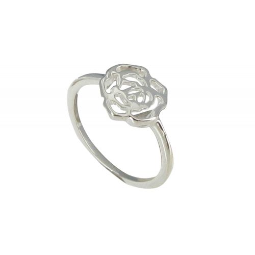 Bague Argent 925 Rose Ajourée - LES POULETTES BIJOUX - Modalova