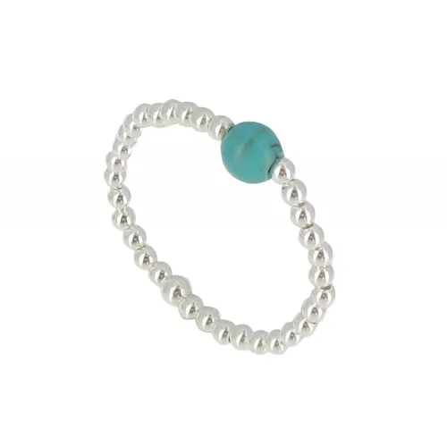 Bague Bille Argent et Perle de Reconstituée - taille - LES POULETTES BIJOUX - Modalova