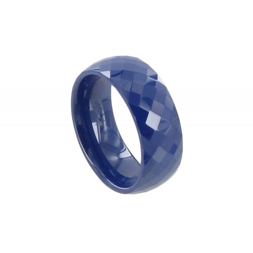 V Bague Anneau Large de Céramique Facettée - 8mm - taille - LES POULETTES BIJOUX - Modalova