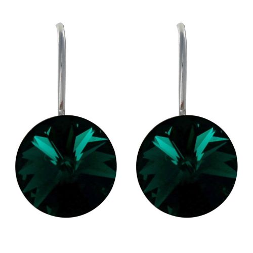Boucles d'Oreilles Argent 925 Orné de Cristal - Classics - LES POULETTES BIJOUX - Modalova