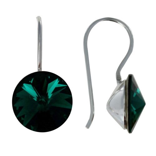 Boucles d'Oreilles Argent 925 Orné de Cristal - Classics - LES POULETTES BIJOUX - Modalova
