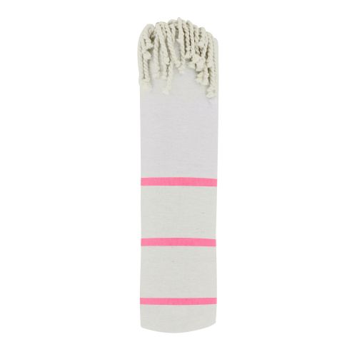 BIJOUX Fouta Drap Plage et Hammam Coton Couleur Clair Petites Ray - LES POULETTES - Modalova