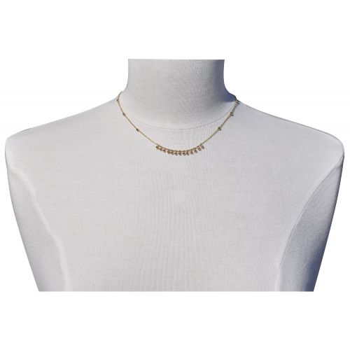 Collier Plaqué Petites Breloques Billes - LES POULETTES BIJOUX - Modalova