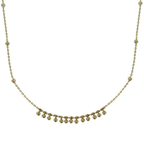 Collier Plaqué Petites Breloques Billes - LES POULETTES BIJOUX - Modalova