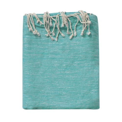BIJOUX Grand Fouta Drap Plage et Hammam Coton Couleur et Lur - LES POULETTES - Modalova
