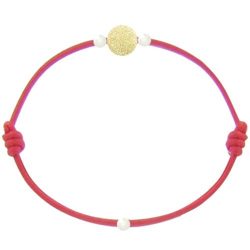 Bracelet La Perle en Or 18 K Diamantée des Poulettes - Classics - LES POULETTES BIJOUX - Modalova