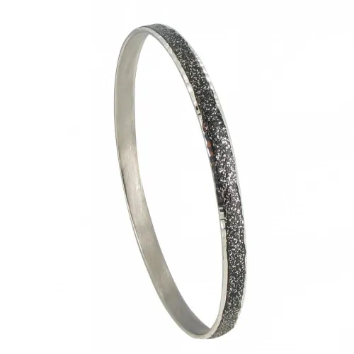 Bracelet 925 Paillettes - Classics - Noir - LES POULETTES BIJOUX - Modalova