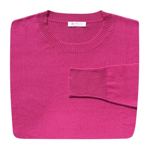 Pull Parfait en Cachemire Col Rond Taille Unique - Fuchsia - LES POULETTES BIJOUX - Modalova