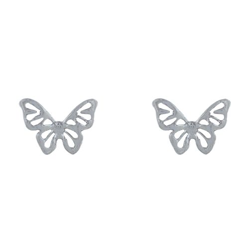 Boucles d'Oreilles 925 Papillon des Iles Ajouré - LES POULETTES BIJOUX - Modalova