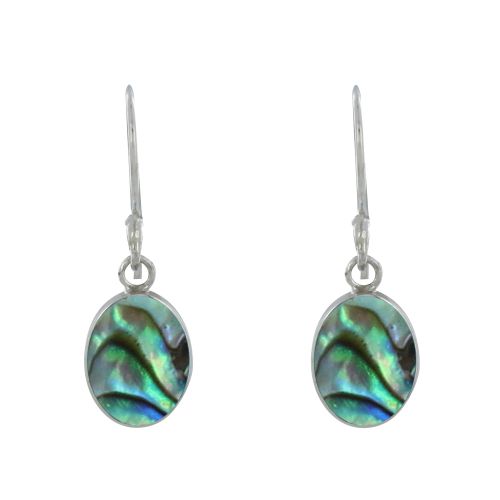 Boucles d'Oreilles Argent Réversible Médaillon Ovale Nacre Ivoi - LES POULETTES BIJOUX - Modalova