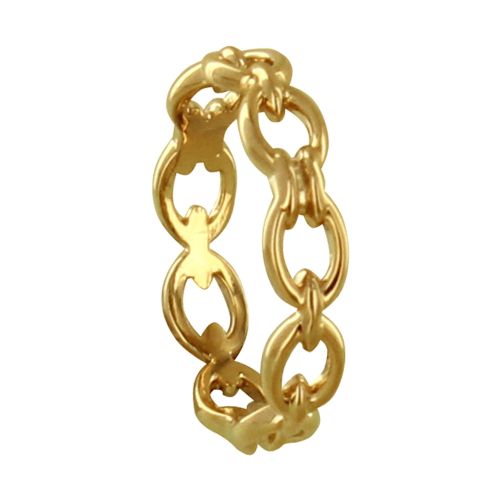 Bague Plaqué Maillons Simple - taille 50 - LES POULETTES BIJOUX - Modalova