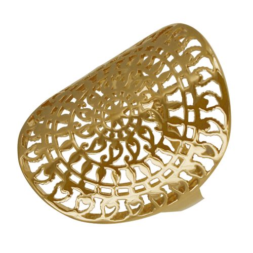 Bague Plaqué Or Astre Ronde - LES POULETTES BIJOUX - Modalova