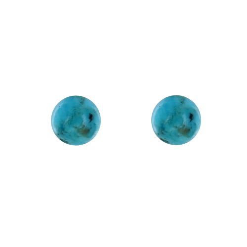 Boucles d'Oreilles Clou Argent Rhodié et Perles de 6 - LES POULETTES BIJOUX - Modalova