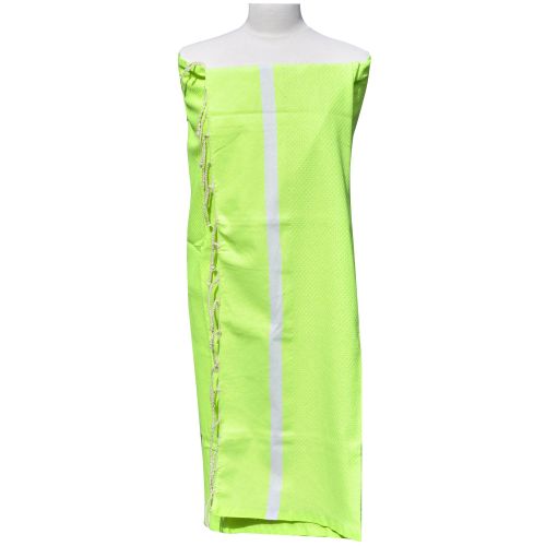 BIJOUX Fouta Drap Plage et Hammam Coton Nid d'Abeille Fluo avec Bande - LES POULETTES - Modalova