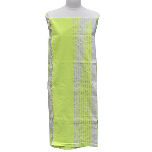BIJOUX Fouta Drap Plage et Hammam Coton Fluo Bande et Petites Rayures - LES POULETTES - Modalova
