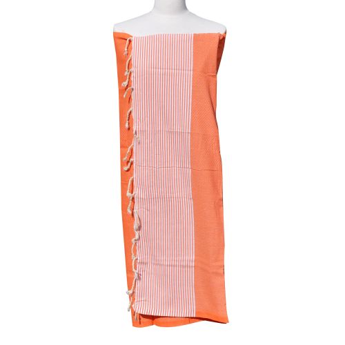 BIJOUX Fouta Drap Plage et Hammam Coton Nid d'Abeille Fluo Petites Ray - LES POULETTES - Modalova