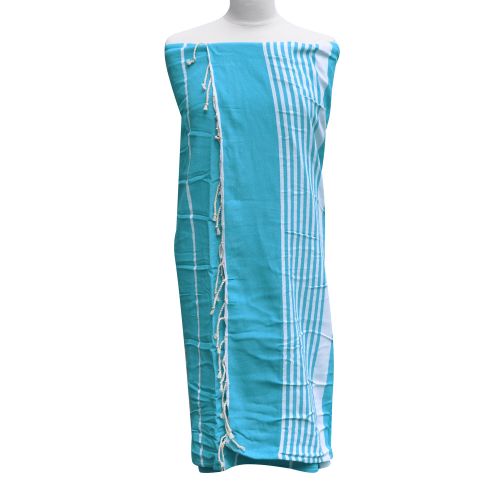 BIJOUX Fouta Eponge Coton Bande et Petites Rayures - LES POULETTES - Modalova