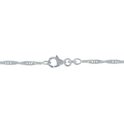 Chaine 925/1000 Maille Singapour 2mm - taille 45 cm - LES POULETTES BIJOUX - Modalova
