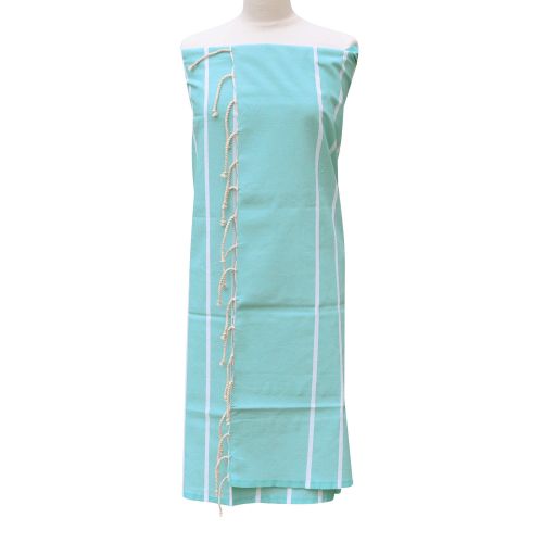 BIJOUX Fouta Drap Plage et Hammam Coton Couleur Clair Petite - LES POULETTES - Modalova
