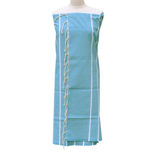 BIJOUX Fouta Drap Plage et Hammam Coton Couleur Petites Rayu - LES POULETTES - Modalova