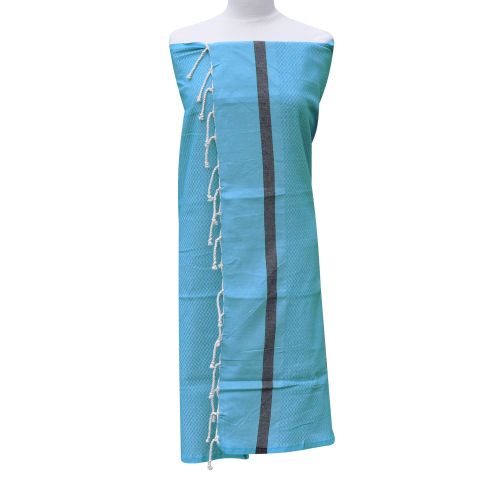 BIJOUX Fouta Drap Plage et Hammam Coton Nid d'Abeille avec B - LES POULETTES - Modalova