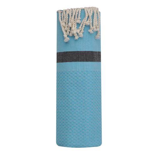 BIJOUX Fouta Drap Plage et Hammam Coton Nid d'Abeille avec B - LES POULETTES - Modalova