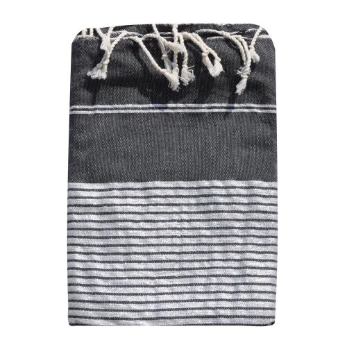 BIJOUX Grand Fouta Drap Plage et Hammam Coton Couleur Petites Ray - LES POULETTES - Modalova