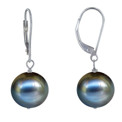 Boucles d'Oreilles Dormeuse Argent 925 et Perle de Culture - LES POULETTES BIJOUX - Modalova