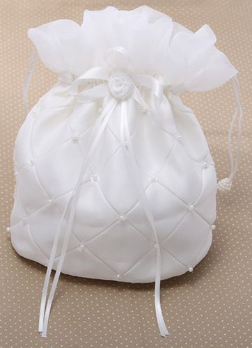 Perles sac main de mariage blanc cru pour les maries - Milanoo - Modalova