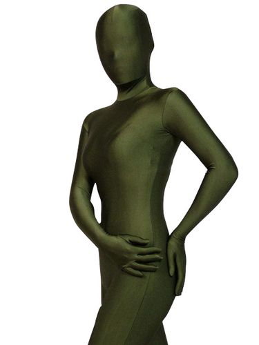 Toussaint Cosplay Costume de zentai en vert militaire en lycra fibre de lastique Dguisements Halloween - Milanoo - Modalova