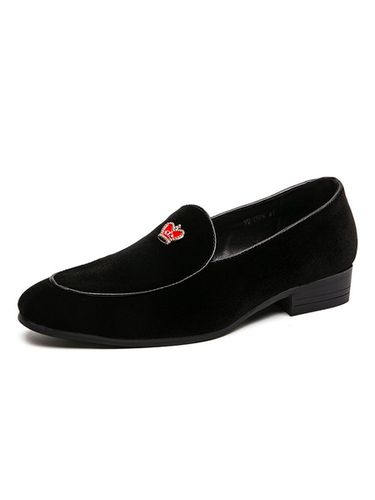 S mocassins chaussures populaires polyester coeurs modle Slip-on mocassins chaussures - Milanoo FR - Modalova