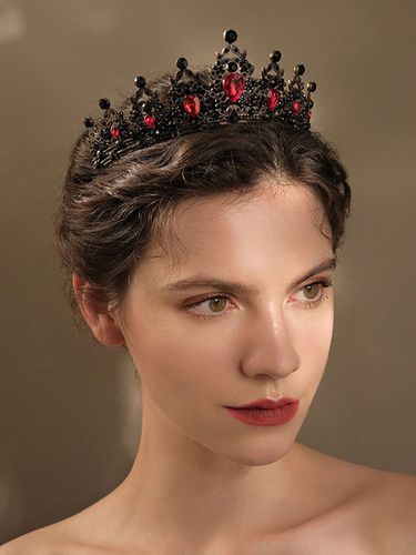 Accessoires de cheveux de marie en mtal de coiffure de mariage rouge noir - Milanoo - Modalova